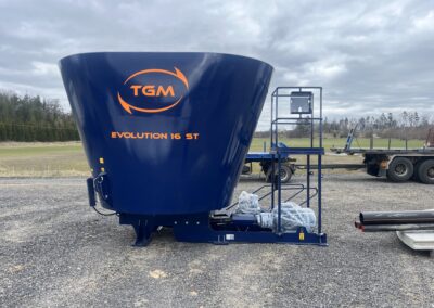 Mixervagn för biogasanläggning