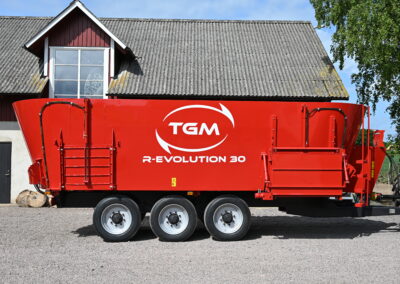 Helrenoverad mixervagn