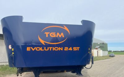 Stationär mixervagn till uppgradering av biogasanläggning
